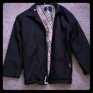 Men’s Burberry London rain jacket.